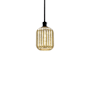 Innovations Lighting Preston 7" Wide Mini Pendant Matte Black / Mercury
