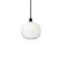 Innovations Lighting Brookhaven Sphere 11" Wide Mini Pendant Matte Black / Opal