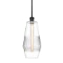 Innovations Lighting Windham 7" Wide Mini Pendant Matte Black / Clear