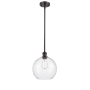 Innovations Lighting Large Athens 10" Wide Mini Pendant Oil Rubbed Bronze / Seedy