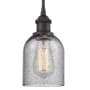 Innovations Lighting Caledonia 5" Wide Mini Pendant Oil Rubbed Bronze / Charcoal