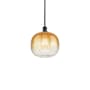 Innovations Lighting Brookhaven Sphere 11" Wide Mini Pendant Oil Rubbed Bronze / Amber
