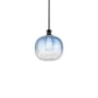 Innovations Lighting Brookhaven Sphere 11" Wide Mini Pendant Oil Rubbed Bronze / Sapphire Blue