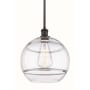 Innovations Lighting Rochester 12" Wide Pendant Oil Rubbed Bronze / Clear