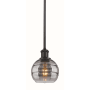 Innovations Lighting Rochester 6" Wide Mini Pendant Oil Rubbed Bronze / Light Smoke