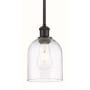 Innovations Lighting Bella 6" Wide Mini Pendant Oil Rubbed Bronze / Clear