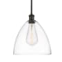 Innovations Lighting Bristol 12" Wide Pendant Oil Rubbed Bronze / Clear