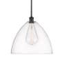 Innovations Lighting Bristol Glass 16" Wide pendant Oil Rubbed Bronze / Clear