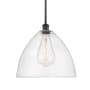 Innovations Lighting Bristol Glass 16" Wide pendant Oil Rubbed Bronze / Seedy
