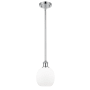 Innovations Lighting Belfast 6" Wide Mini Pendant Polished Chrome / Matte White