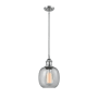 Innovations Lighting Belfast 6" Wide Mini Pendant Polished Chrome / Clear Seedy