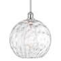 Innovations Lighting Athens 12" Wide Pendant Polished Chrome / Clear Water Glass