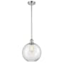 Innovations Lighting Large Athens 10" Wide Mini Pendant Polished Chrome / Clear