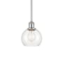 Innovations Lighting Athens 6" Wide Mini Pendant Polished Chrome / Clear