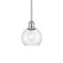 Innovations Lighting Athens 6" Wide Mini Pendant Polished Chrome / Seedy