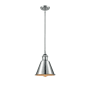 Innovations Lighting Smithfield 7" Wide Mini Pendant Polished Chrome / Metal Shade