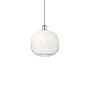 Innovations Lighting Brookhaven Sphere 11" Wide Mini Pendant Polished Chrome / Opal