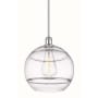 Innovations Lighting Rochester 12" Wide Pendant Polished Chrome / Clear