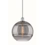 Innovations Lighting Rochester 12" Wide Pendant Polished Chrome / Light Smoke