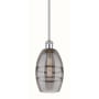 Innovations Lighting Vaz 6" Wide Mini Pendant Polished Chrome / Light Smoke