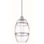 Innovations Lighting Vaz 8" Wide Mini Pendant Polished Chrome / Clear