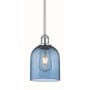 Innovations Lighting Bella 6" Wide Mini Pendant Polished Chrome / Princess Blue