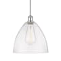 Innovations Lighting Bristol 12" Wide Pendant Polished Chrome / Seedy