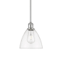 Innovations Lighting Bristol 8" Wide Mini Pendant Polished Chrome / Clear