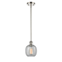 Innovations Lighting Belfast 6" Wide Mini Pendant Polished Nickel / Seedy