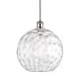 Innovations Lighting Athens 12" Wide Pendant Polished Nickel / Clear Water Glass