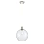 Innovations Lighting Large Athens 10" Wide Mini Pendant Polished Nickel / Seedy
