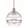 Innovations Lighting Rochester 10" Wide Mini Pendant Polished Nickel / Clear