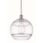 Innovations Lighting Rochester 12" Wide Pendant Polished Nickel / Clear