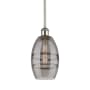 Innovations Lighting Vaz 6" Wide Mini Pendant Polished Nickel / Light Smoke