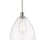 Innovations Lighting Bristol 12" Wide Pendant Polished Nickel / Clear