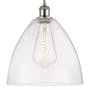 Innovations Lighting Bristol 12" Wide Pendant Polished Nickel / Seedy