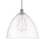 Innovations Lighting Bristol Glass 16" Wide pendant Polished Nickel / Clear