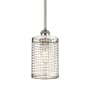 Innovations Lighting Nestbrook 5" Wide Cage Mini Pendant Polished Nickel