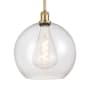Innovations Lighting Athens 12" Wide Pendant Satin Gold / Seedy