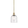 Innovations Lighting Bella 6" Wide Mini Pendant Satin Gold / Seedy