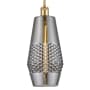 Innovations Lighting Windham 7" Wide Mini Pendant Satin Gold / Smoked