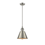 Innovations Lighting Smithfield 7" Wide Mini Pendant Brushed Satin Nickel / Metal Shade