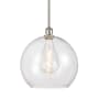 Innovations Lighting Athens 14" Wide Pendant Brushed Satin Nickel / Clear