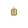 Innovations Lighting Preston 7" Wide Mini Pendant Brushed Satin Nickel / Mercury