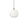 Innovations Lighting Brookhaven Sphere 11" Wide Mini Pendant Brushed Satin Nickel / Opal