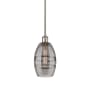 Innovations Lighting Vaz 6" Wide Mini Pendant Brushed Satin Nickel / Light Smoke