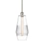 Innovations Lighting Windham 7" Wide Mini Pendant Brushed Satin Nickel / Clear