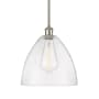 Innovations Lighting Bristol 12" Wide Pendant Brushed Satin Nickel / Seedy