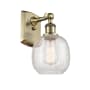 Innovations Lighting Belfast 11" Tall Wall Sconce Antique Brass / Clear Crackle