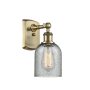 Innovations Lighting Caledonia 12" Tall Wall Sconce Antique Brass / Charcoal
